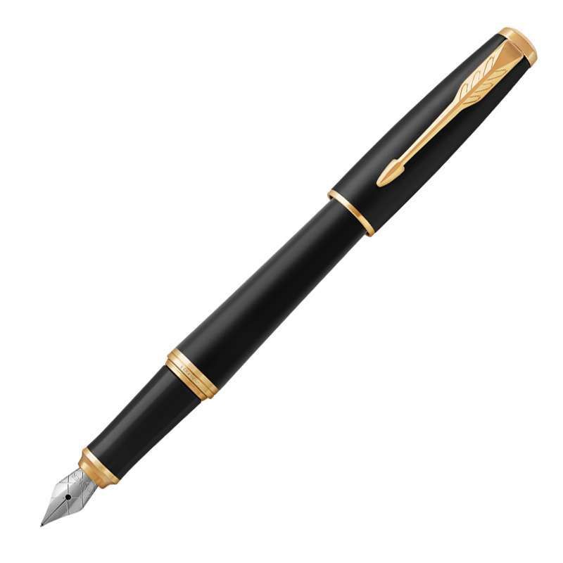 Parker Metal Pen Matte Black Silver Clip IM Series 0.5mm Nib Rollerball Pen 