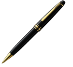 132453 Montblanc Meisterstück Classique Gold Trim Ballpoint Pen