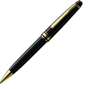 132453 Montblanc Meisterstück Classique Gold Trim Ballpoint Pen132453 Montblanc Meisterstück Classique Gold Trim Ballpoint Pen