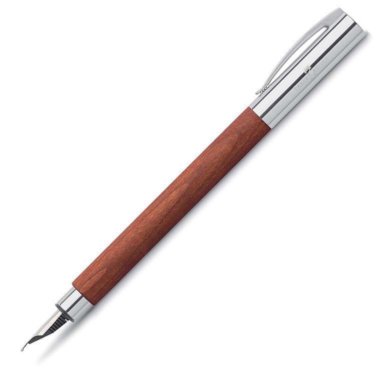 148180 Faber-Castell Ambition Pearwood Brown Fountain Pen