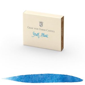 141118TPS Graf von Faber-Castell Ink 6 Cartridges Gulf Blue141118TPS Graf von Faber-Castell Ink 6 Cartridges Gulf Blue