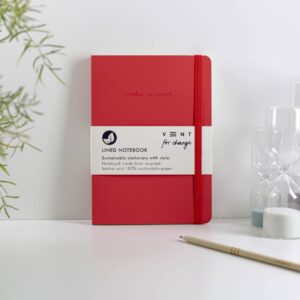 099 Vent For Change - Medium Make A Mark Notebook - Red099 Vent For Change - Medium Make A Mark Notebook - Red