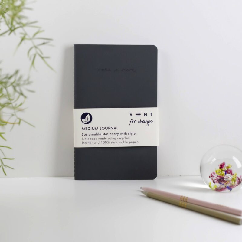 100 Vent For Change - Medium Make A Mark Notebook - Charcoal