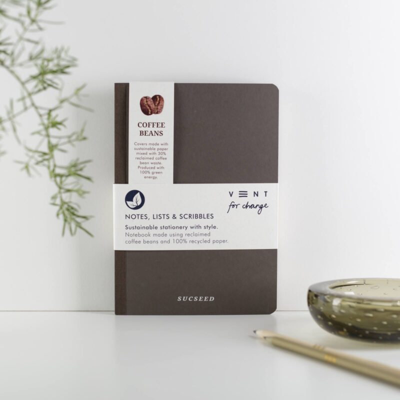 121 Vent For Change Sucseed A5 Notebook - Coffee Bean