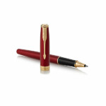 1931475 Parker Sonnet Red Lacquer Gold Trim Rollerball