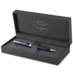 1931536 Parker Sonnet Blue Lacquer Chrome Trim Ballpoint Pen