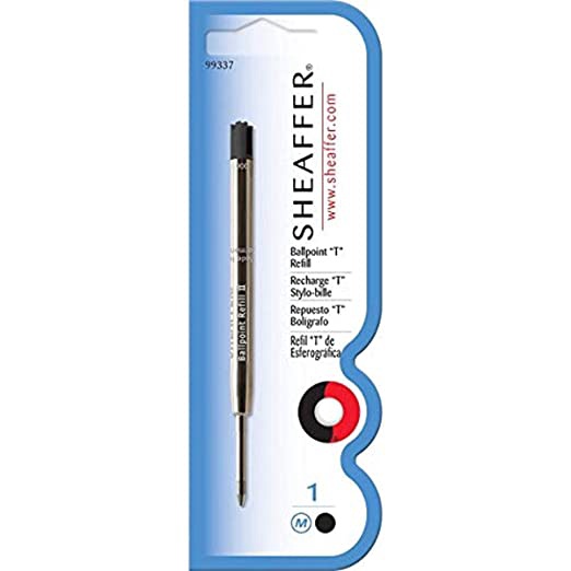 99337 Sheaffer T Ballpoint Pen Refill Black Medium
