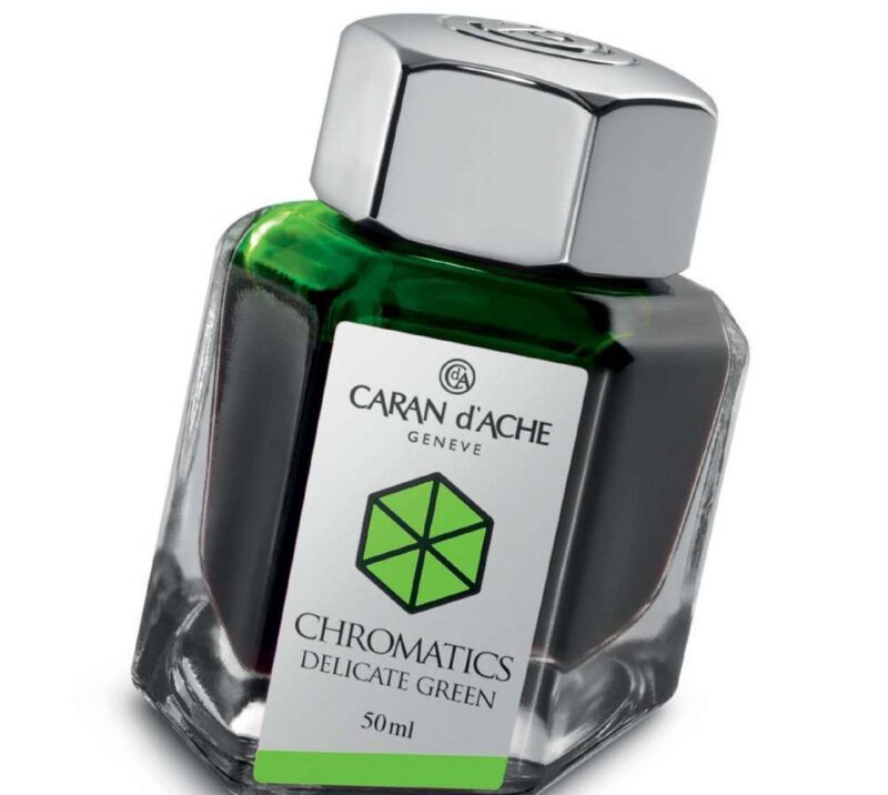 CD8011.221-TPS Caran d'Ache Delicate Green Chromatics 50ml Ink Bottle