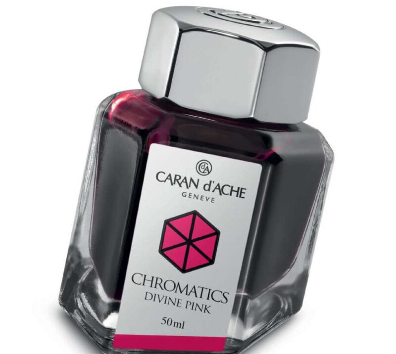 CD8011.080-TPS Caran d'Ache Divine Pink Chromatics 50ml Ink Bottle