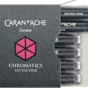 CD8021.08-TPS Caran d'Ache Divine Pink 6 Chromatics Ink CartridgesCD8021.08-TPS Caran d'Ache Divine Pink 6 Chromatics Ink Cartridges