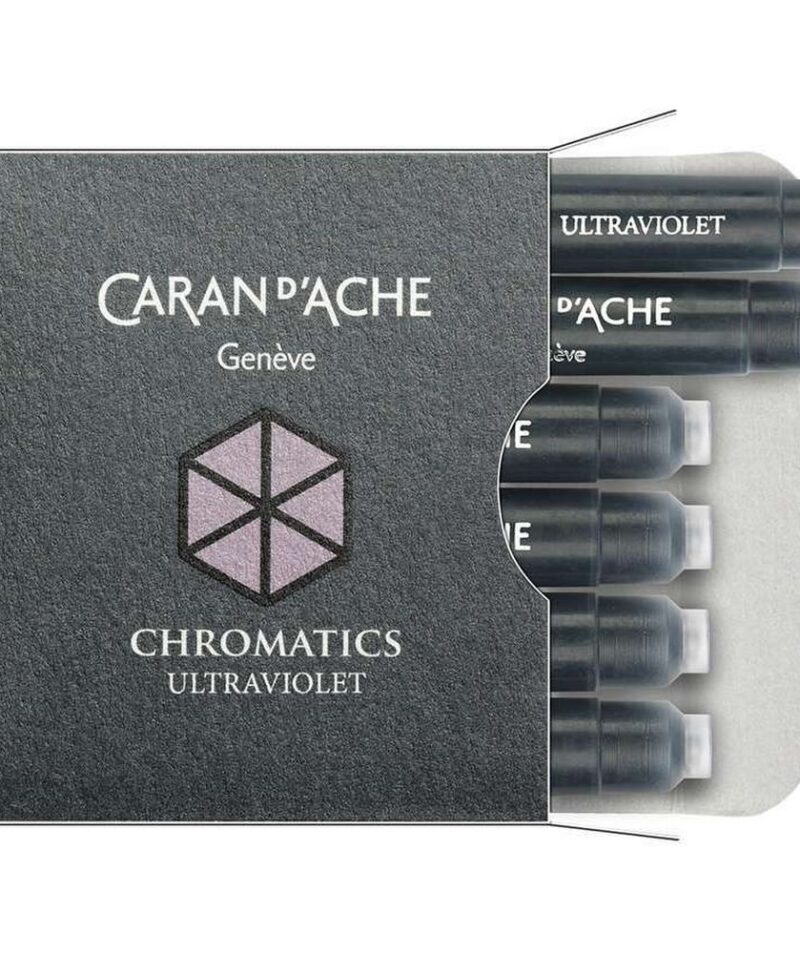 CD8021.099-TPS Caran d'Ache Ultra Violet 6 Chromatics Ink Cartridges