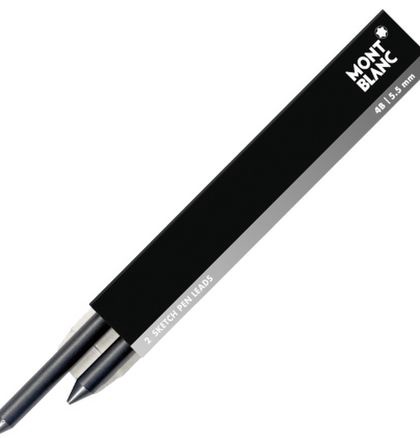 7232 Montblanc Leonardo Sketch Pen Leads 4B, 5.5 mm Twin Pack