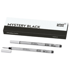 128246 Montblanc Mystery Black Fineliner Twin Pack Refill- Medium Nib128246 Montblanc Mystery Black Fineliner Twin Pack Refill- Medium Nib