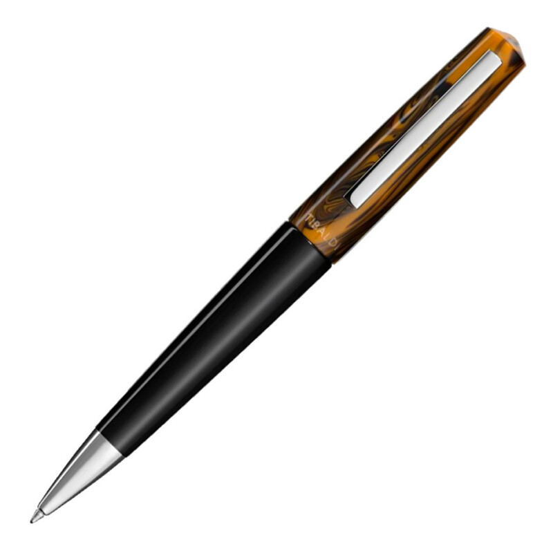 INFR-321_BP Tibaldi Infrangible Chrome Yellow Ballpoint Pen