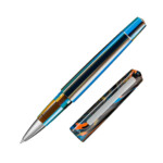 INFR-358_RB Tibaldi Infrangible Peacock Blue Rollerball Pen