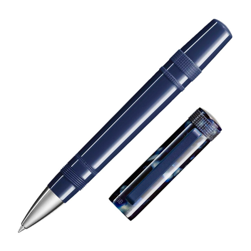 PFC-781_RB Tibaldi Perfecta Stonewash Blue Rollerball Pen