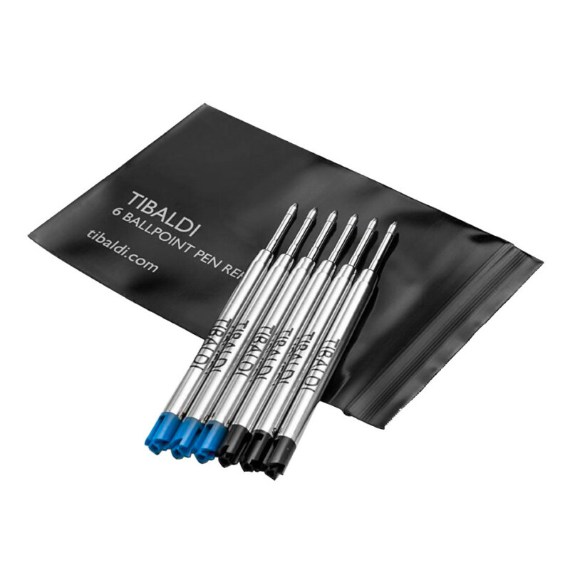 8033231000411 Tibaldi Ballpoint pen refills - 3 blue/3 black