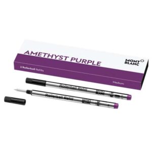 128236 Montblanc Amethyst Purple Rollerball Twin Pack Refill128236 Montblanc Amethyst Purple Rollerball Twin Pack Refill
