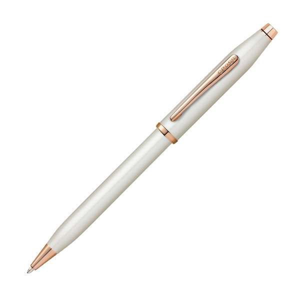 AT0082WG-113 Cross Century II Pearlescent White Ballpoint Pen