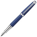 CD4799.449 Caran D'ache Leman Blue Night Fountain Pen MEDIUM
