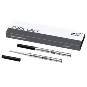 128220 Montblanc Cool Grey Ballpoint Pen Twin Pack Refill128220 Montblanc Cool Grey Ballpoint Pen Twin Pack Refill