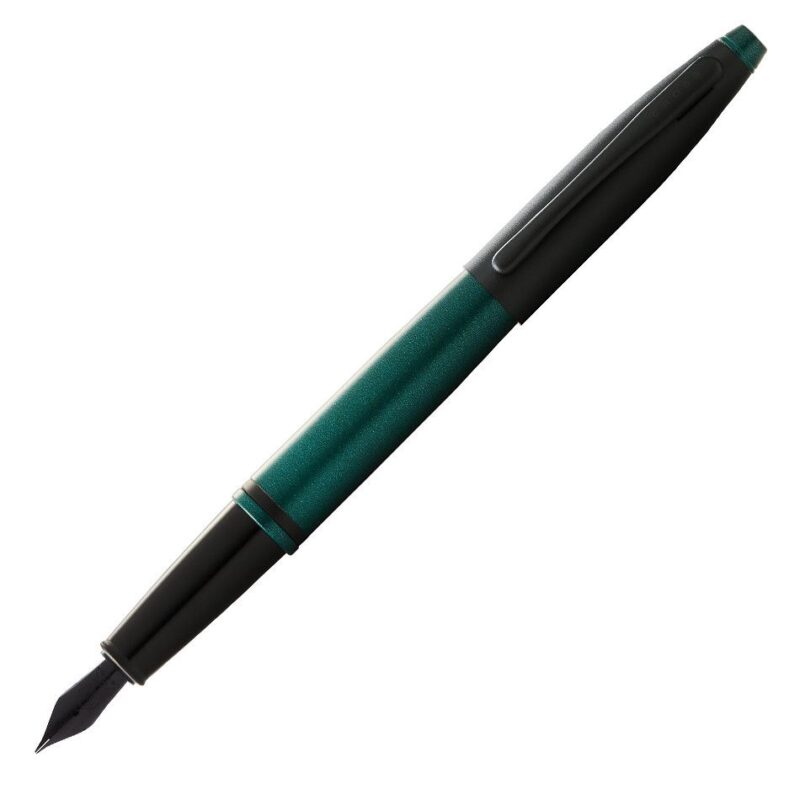AT0116-25MJ Cross Calais Matte Green and Black lacquer Fountain Pen