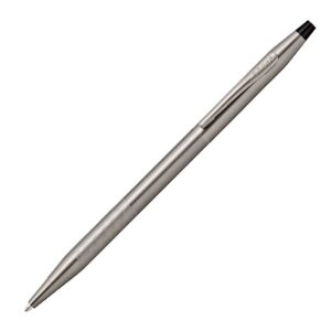 AT0082-137 Cross Classic Century Titanium Grey PVD Ballpoint Pen with Micro-knurl DetailAT0082-137 Cross Classic Century Titanium Grey PVD Ballpoint Pen with Micro-knurl Detail