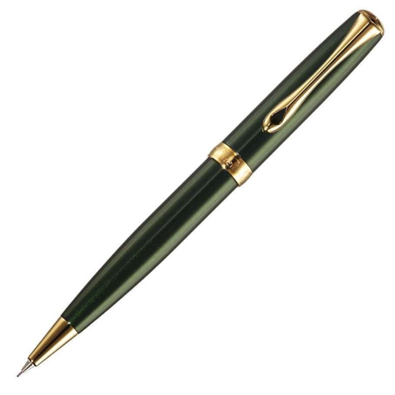 DP60531 Diplomat Excellence A2 Evergreen Gold Trim Mechanical Pencil