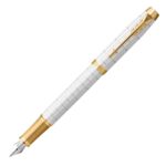2143652 Parker IM Premium Pearl Gold Trim Fountain Pen