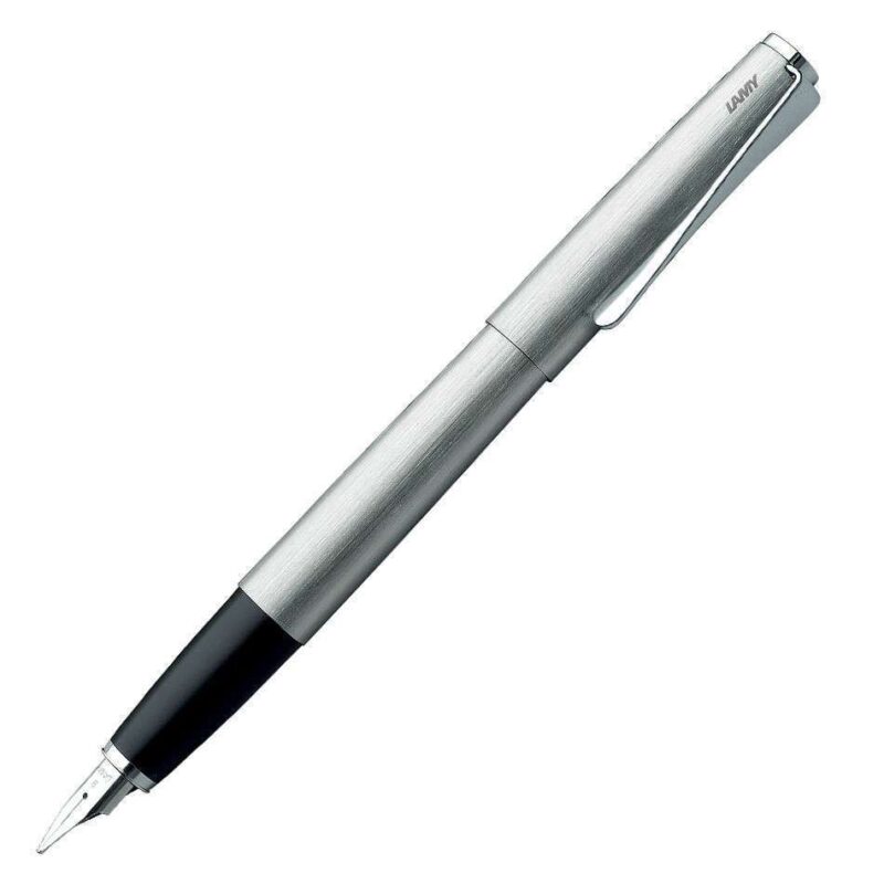 1216446 Lamy Studio Brushed Stainless Steel Fountain Pen