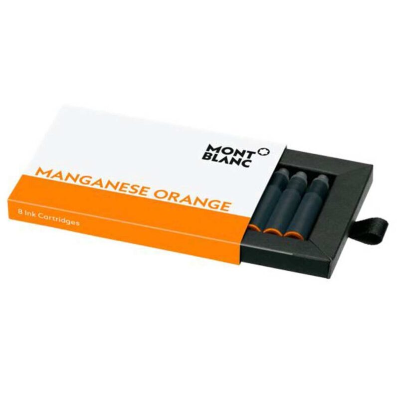 128207 Montblanc Manganese Orange Ink Cartridges