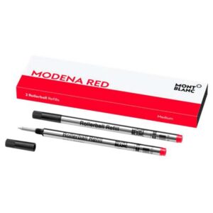 128234 Montblanc Modena Red Rollerball Twin Pack Refill128234 Montblanc Modena Red Rollerball Twin Pack Refill