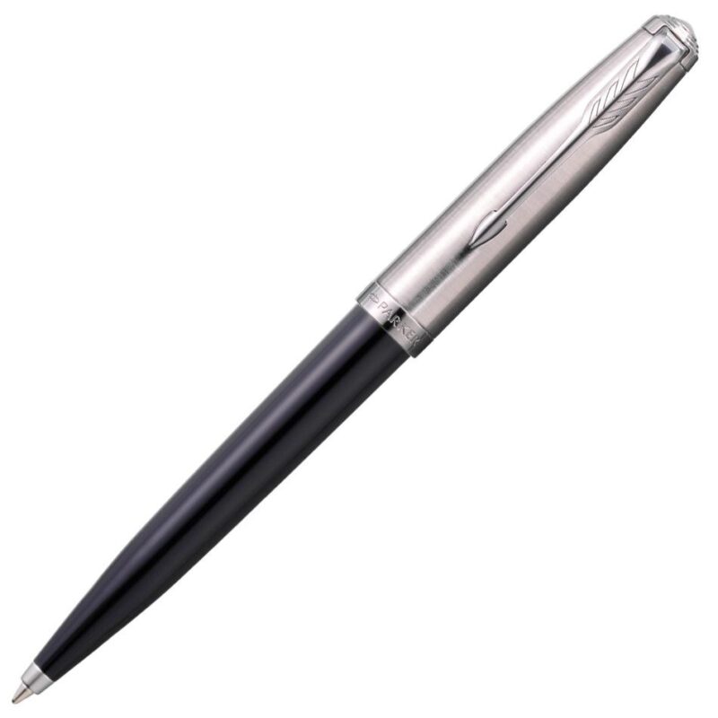2123493 Parker 51 Black and Chrome Ballpoint Pen