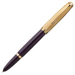 2123517 Parker 51 Deluxe Plum and Gold Fountain Pen