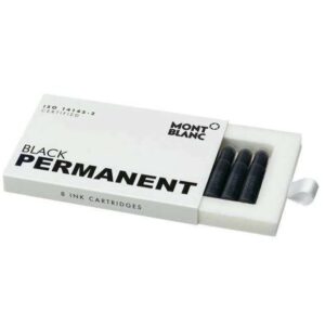 128209 Montblanc Permanent Black Ink Cartridges128209 Montblanc Permanent Black Ink Cartridges