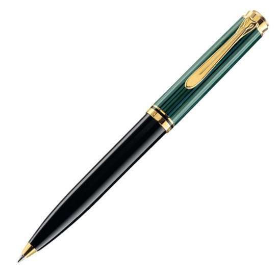 PK-K600BKGN Pelikan Souverän K600 Black Green Ballpoint Pen