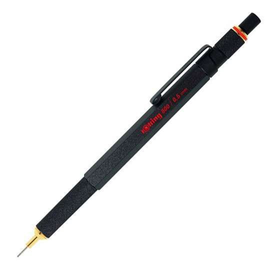 1904447 Rotring 800 Black 0.5mm Mechanical Pencil