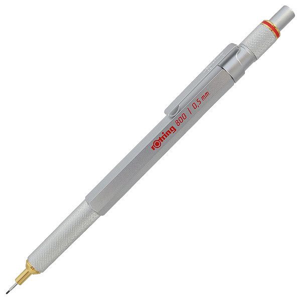 1904449 Rotring 800 Silver 0.5mm Mechanical Pencil