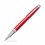 CD4799.770 Caran D'ache Leman Scarlet Red Fountain Pen MEDIUM