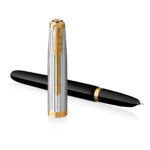 2169061 Parker 51 Premium Black Gold Trim Fountain Pen
