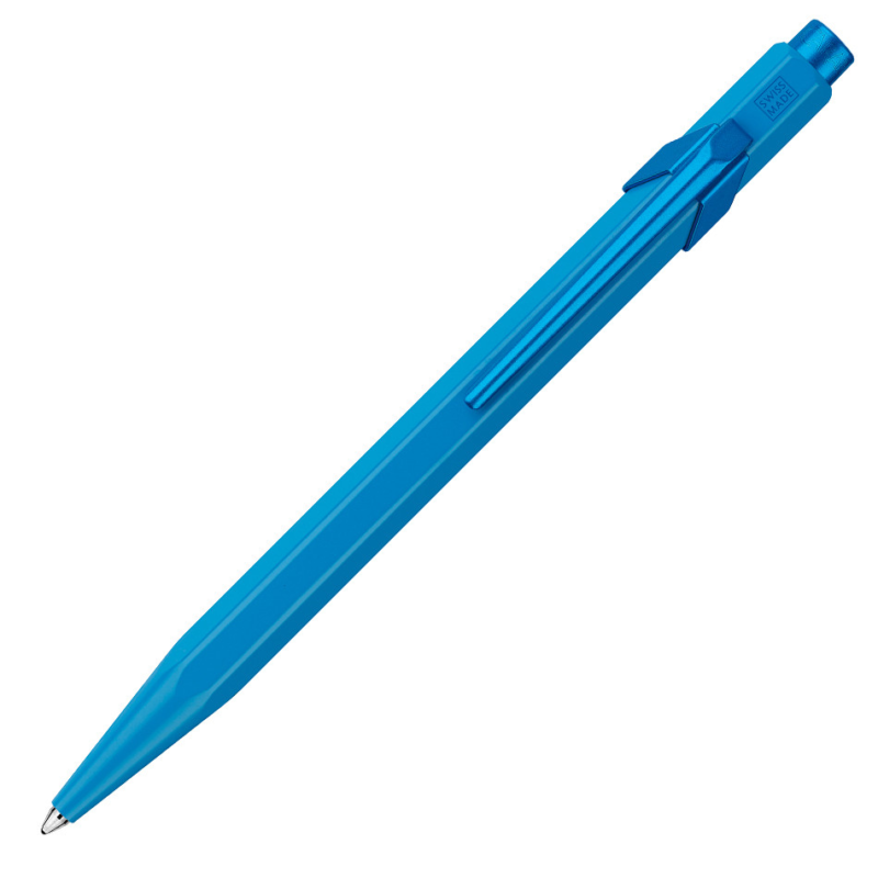 CD0849.597 Caran d'Ache Claim Your Style 849 Azure Blue Ballpoint Pen