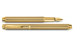 CD958.208 Caran d'Ache Gilded Ecridor Chevron Gold Fountain Pen