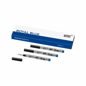 128241 Montblanc Royal Blue 3 Small Rollerball Refills (M)128241 Montblanc Royal Blue 3 Small Rollerball Refills (M)
