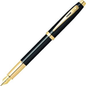 E0932253 Sheaffer 100 Glossy Black Gold Trim Fountain PenE0932253 Sheaffer 100 Glossy Black Gold Trim Fountain Pen