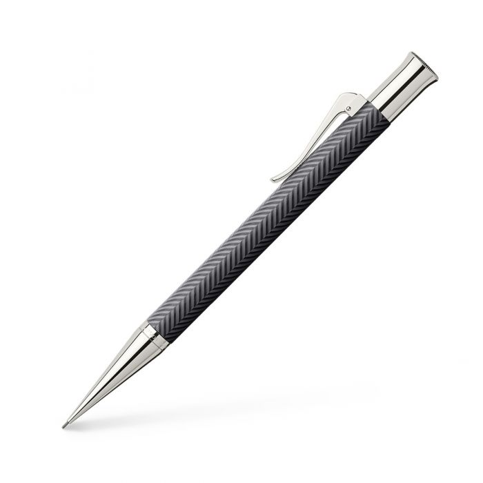 136730TPS Graf Von Faber-Castell Guilloche Cisele Anthracite Pencil