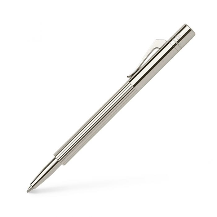 148010TPS Graf Von Faber-Castell Platinum Plated Pocket Ballpoint Pen