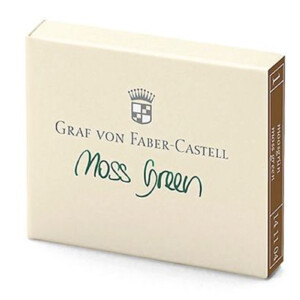 141104-TPS Graf von Faber-Castell Moss Green Ink Cartridges141104-TPS Graf von Faber-Castell Moss Green Ink Cartridges