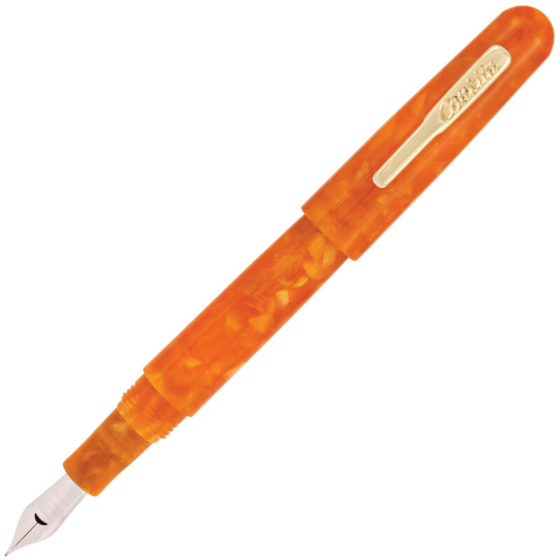 CK71412 Conklin All American Fountain Pen, Sunburst Orange - M
