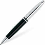 AT0112-2 Cross Calais Chrome & Black Ballpoint Pen